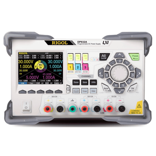 【DP832A】RIGOL普源195W三路輸出可編程線性直流電源